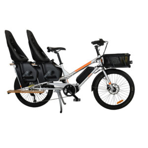 Das elektrische Lastenfahrrad Yuba Kombi E5-Neu